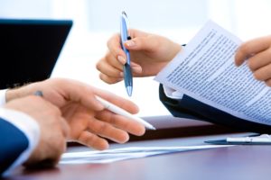 signing a mortgage agreement