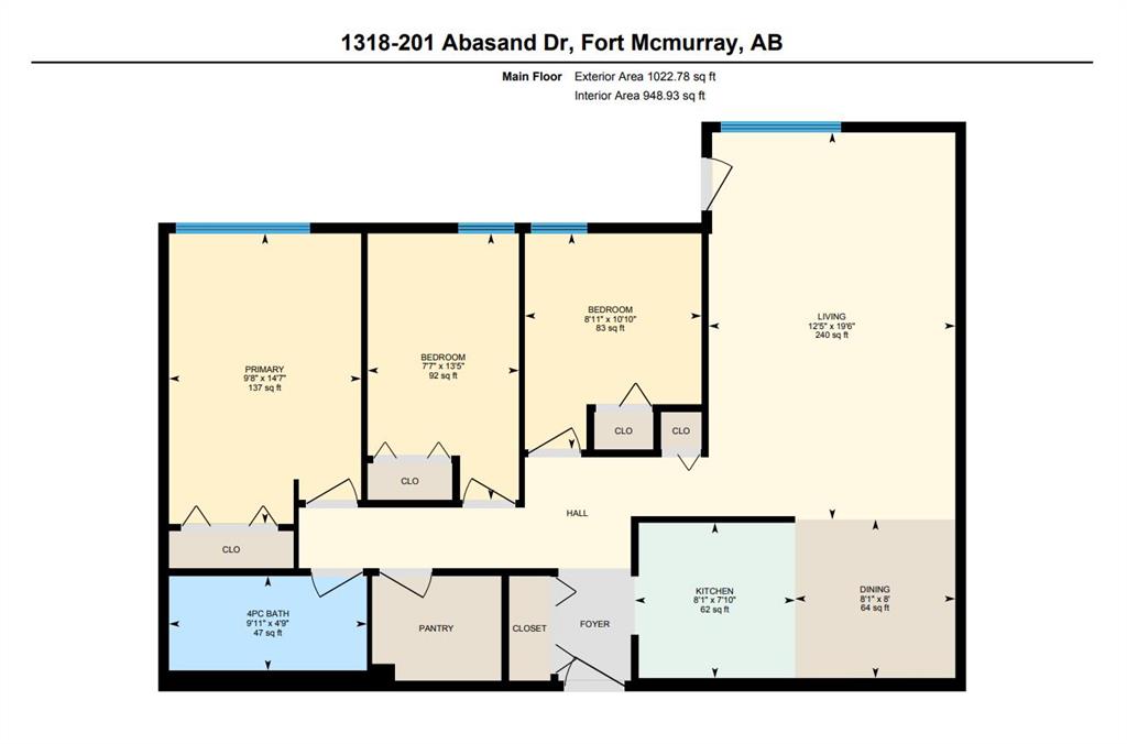 1318 201 Abasand Drive, Fort McMurray, AB, T9J 1J1 (82646114)